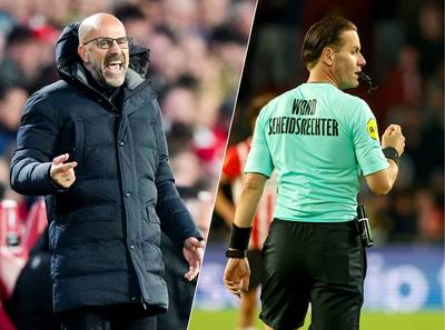 Peter Bosz geeft Danny Makkelie veeg uit de pan: ‘Ik ben altijd wel boos op hem, ik vind het helemaal niks’