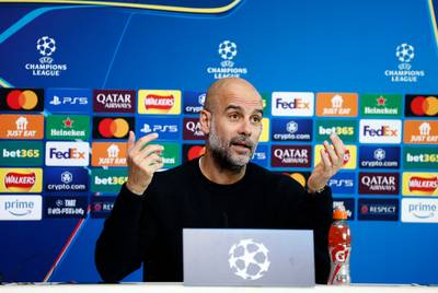 Manchester City-coach Pep Guardiola in crisistijd tegen Feyenoord: ‘We moeten meer inzet tonen’